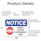 Signmission Rabies Vector Containment Area, 18 in W x Rectangle, Aluminum OS-2PACK-NS-A-1218-L-17952 - alternate 6